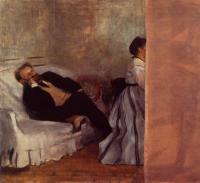Degas, Edgar - Edouard Manet and Madame
